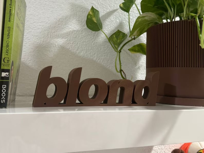 Blond Shelf Decor