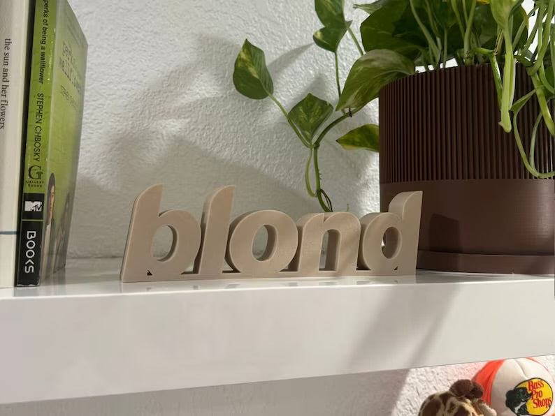 Blond Shelf Decor