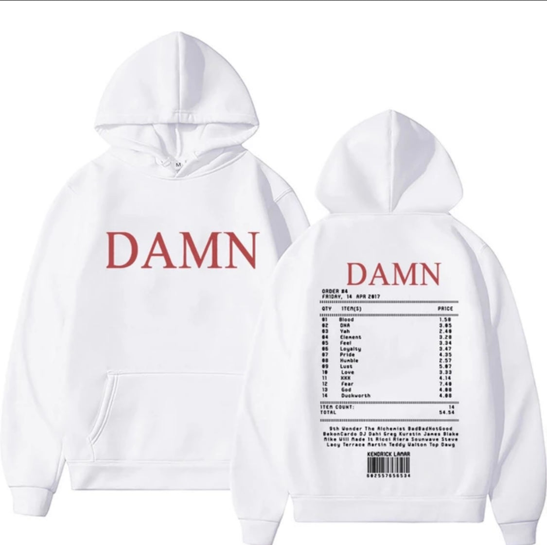 DAMN. Hoodie