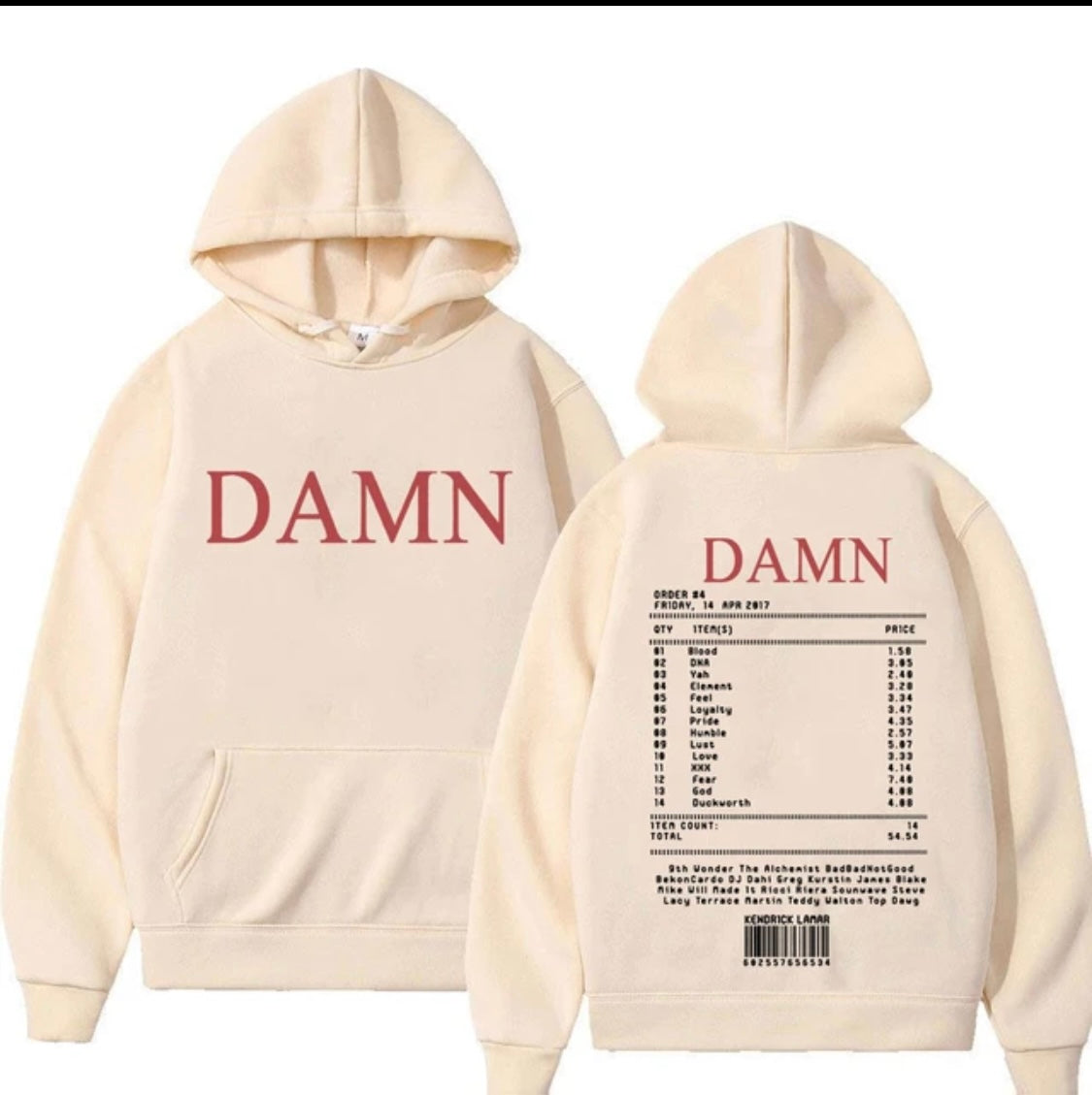 DAMN. Hoodie