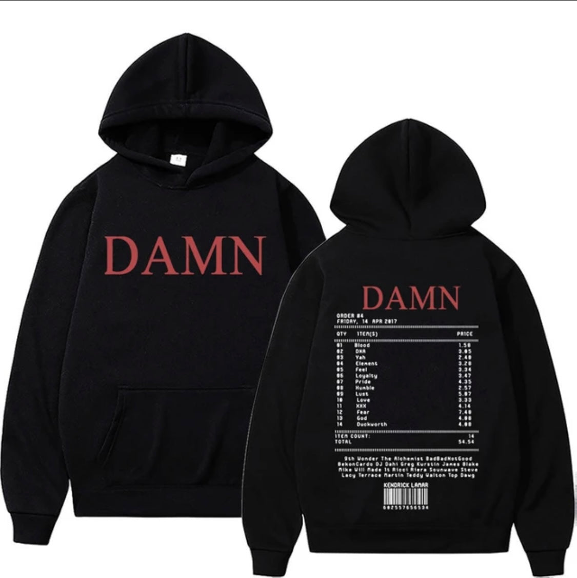 DAMN. Hoodie